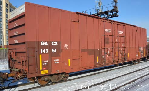 Car/wagon GACX14351 right side / coté droit